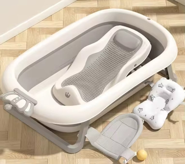 Grey Bath Tub Set