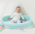 Load image into Gallery viewer, BumBum Baby Nest with Blanket &amp; Pillow (3-piece set)
