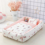 Load image into Gallery viewer, Reversible Baby Nest with Blanket &amp; Pillow (3-piece set)
