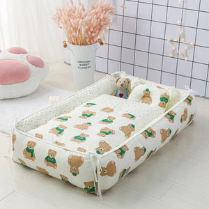 Reversible Baby Nest with Blanket & Pillow (3-piece set)