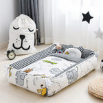 Load image into Gallery viewer, Reversible Baby Nest with Blanket &amp; Pillow (3-piece set)
