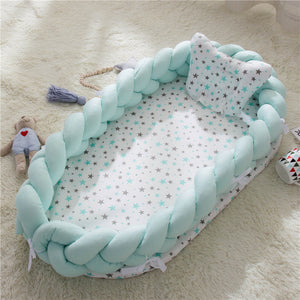 Braided Mallow Baby Nest with Pillow