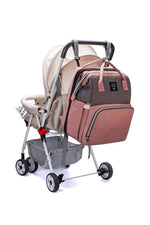 Load image into Gallery viewer, Multifunctional Diaper Bag with Cushioned Pad
