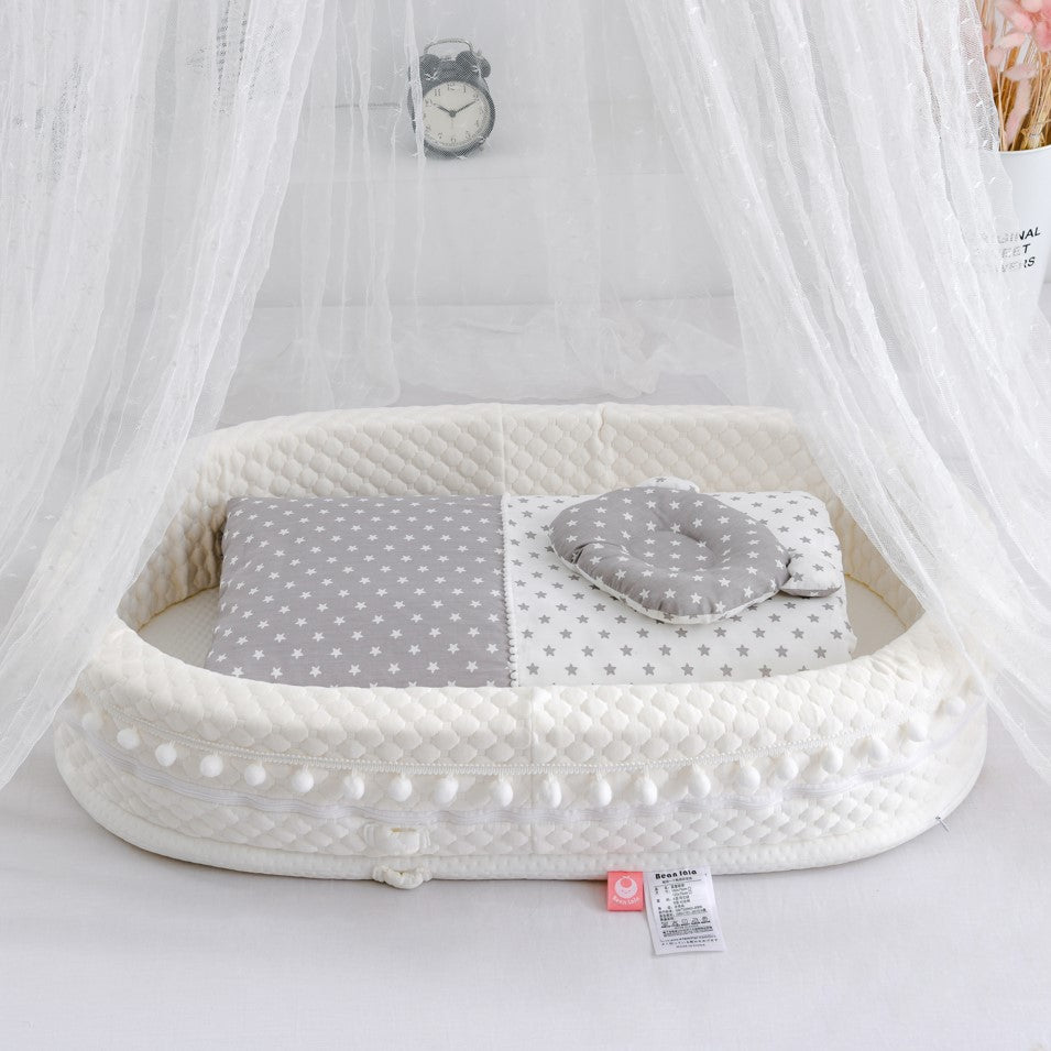 3-piece Baby Nest with Blanket & Pillow