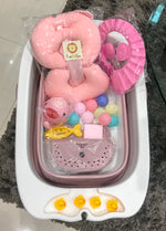 Load image into Gallery viewer, Foldable Bath Tub with Toys &amp; Accessories Set
